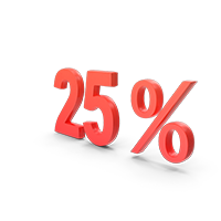 Weekly progress 25%